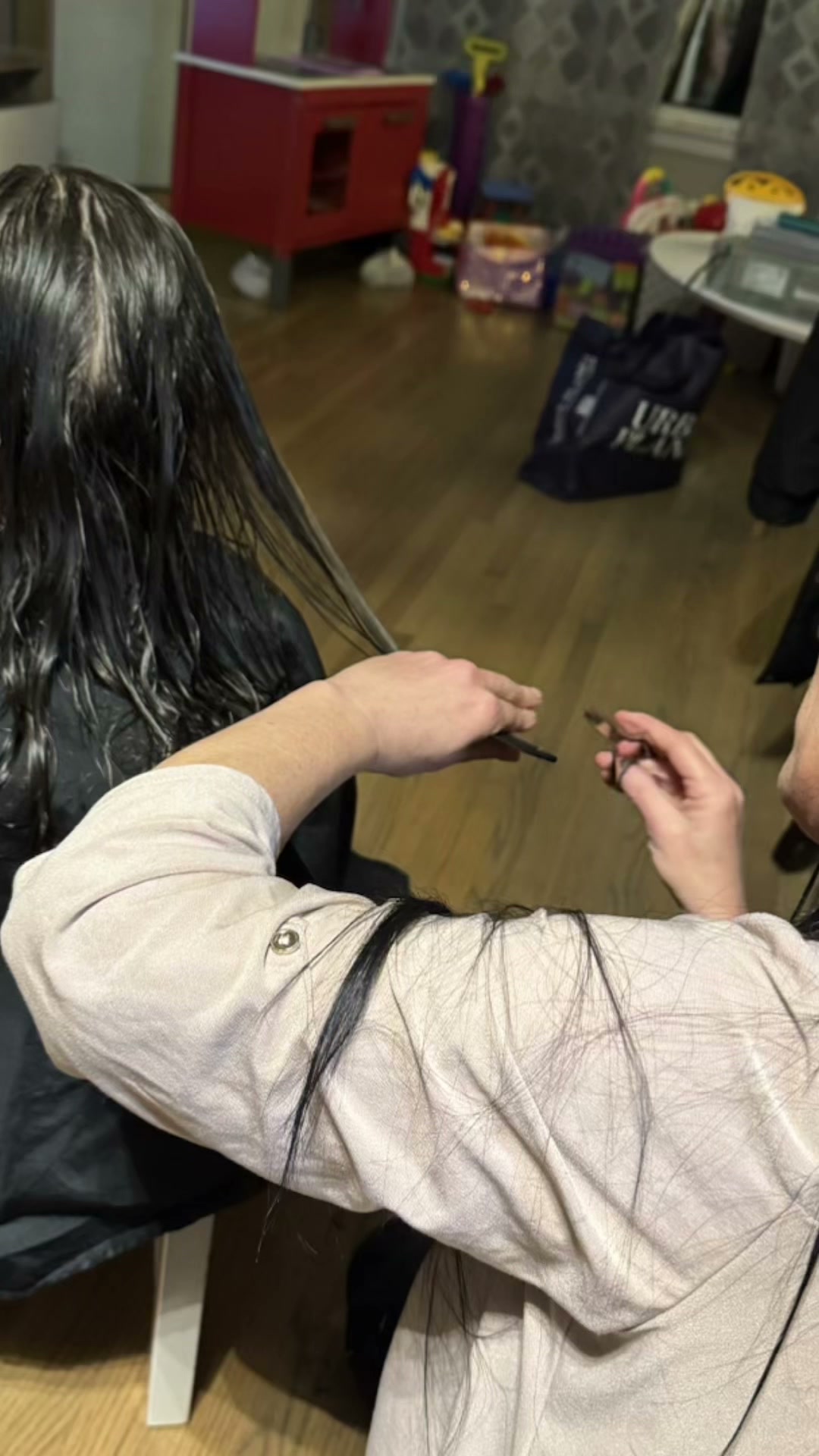 Hair coloring process